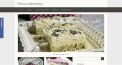 Desktop Screenshot of fincsi.hu